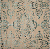 Safavieh Dip Dyed Ddy719M Camel / Grey Rugs - Safavieh - ddy719m - 7sq