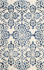 Safavieh Dip Dyed Ddy719P Ivory / Navy Rugs - Safavieh - ddy719p - 2
