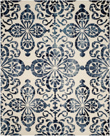 Safavieh Dip Dyed Ddy719P Ivory / Navy Rugs - Safavieh - ddy719p - 7r