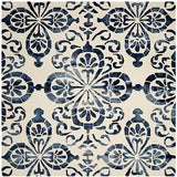 Safavieh Dip Dyed Ddy719P Ivory / Navy Rugs - Safavieh - ddy719p - 7sq