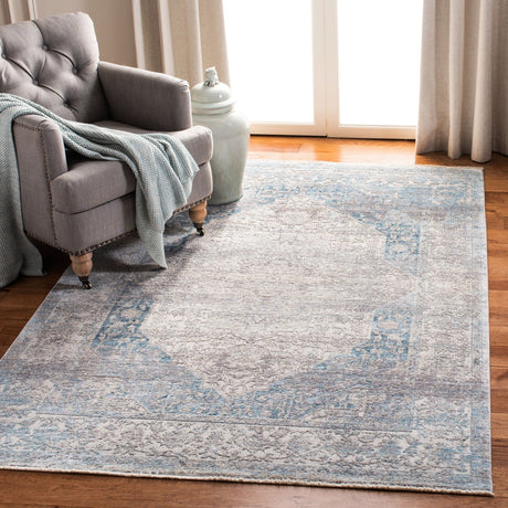 Safavieh Dream Drm401F Grey/Aqua Rug - Safavieh - drm401f - 24