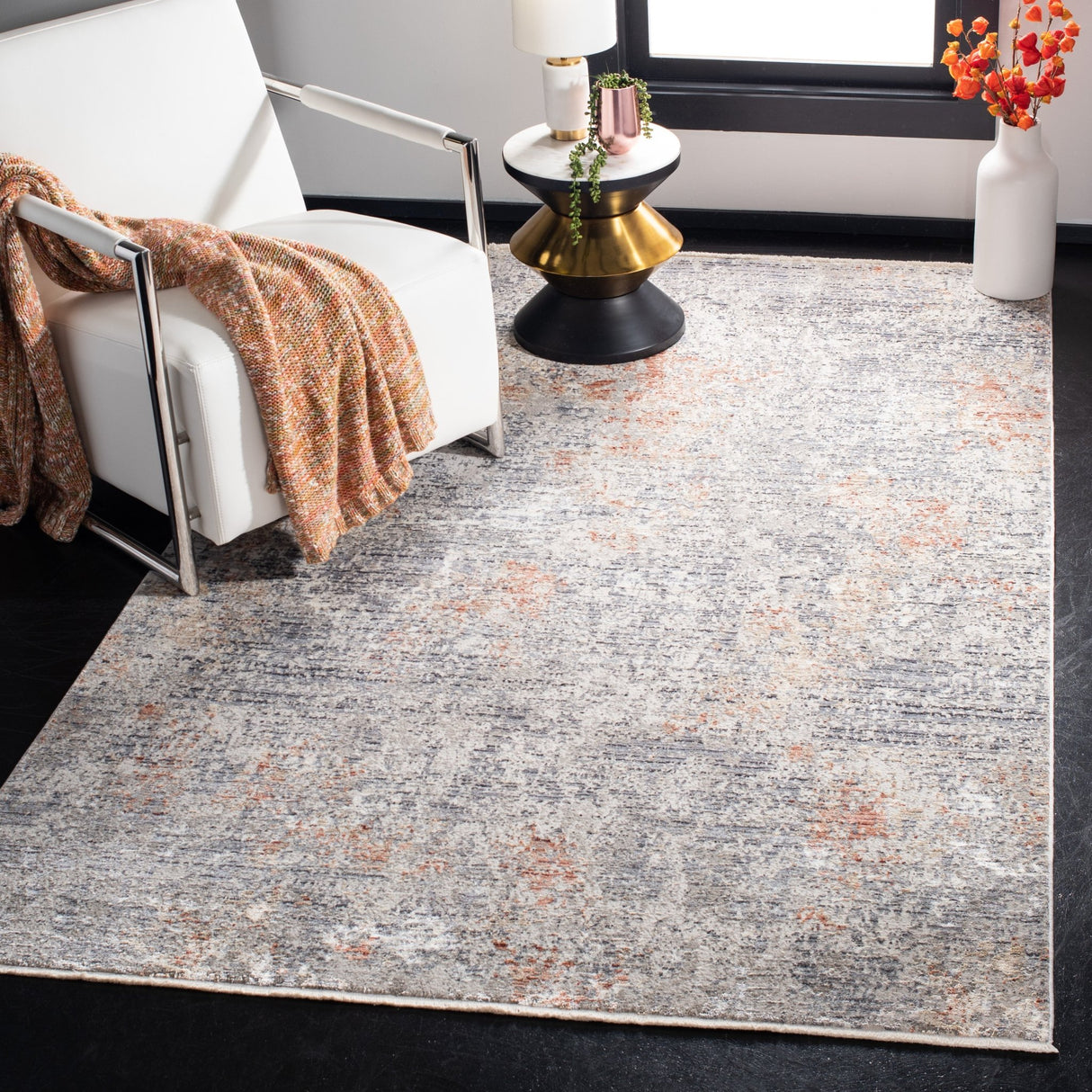 Safavieh Dream Drm429G Grey/Multi Rug - Safavieh - drm429g - 4