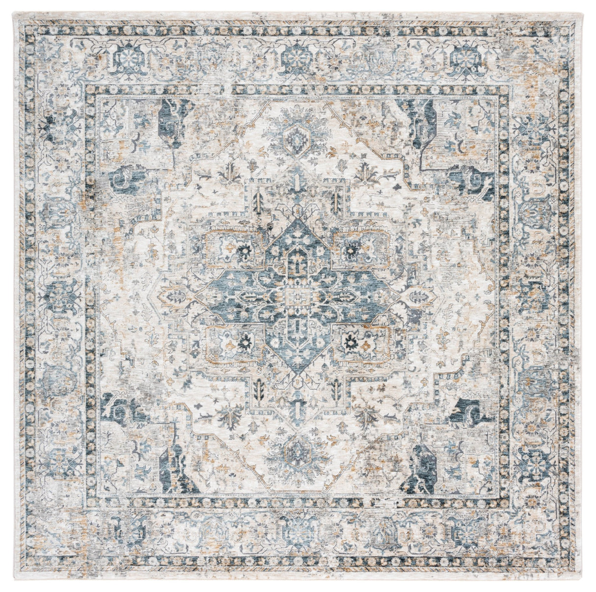 Safavieh Dream Drm723A Ivory/Navy Rug - Safavieh - drm723a - 7sq