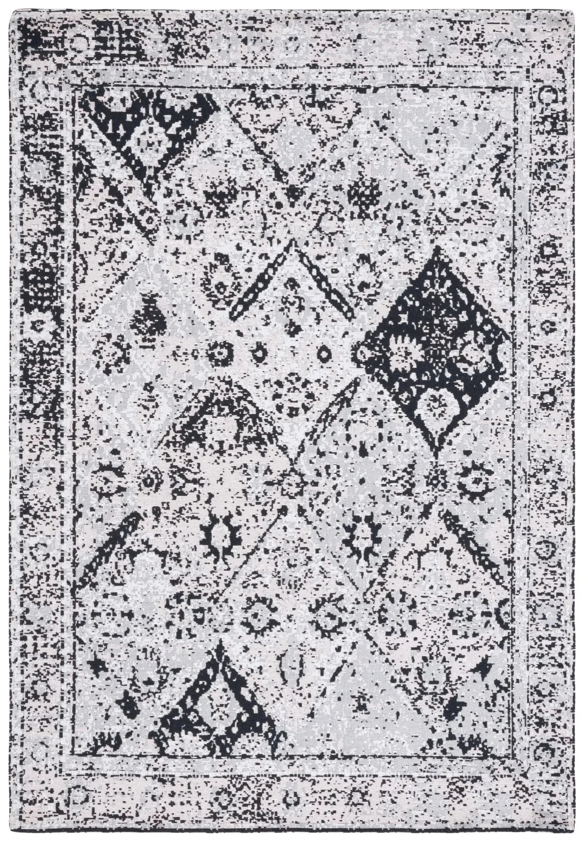 Safavieh Easy Care 4'-0" x 6'-0" Rug in Pink / Grey