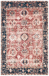 Safavieh Easy Care 2'-0" x 3'-4" Rug in Red / Navy