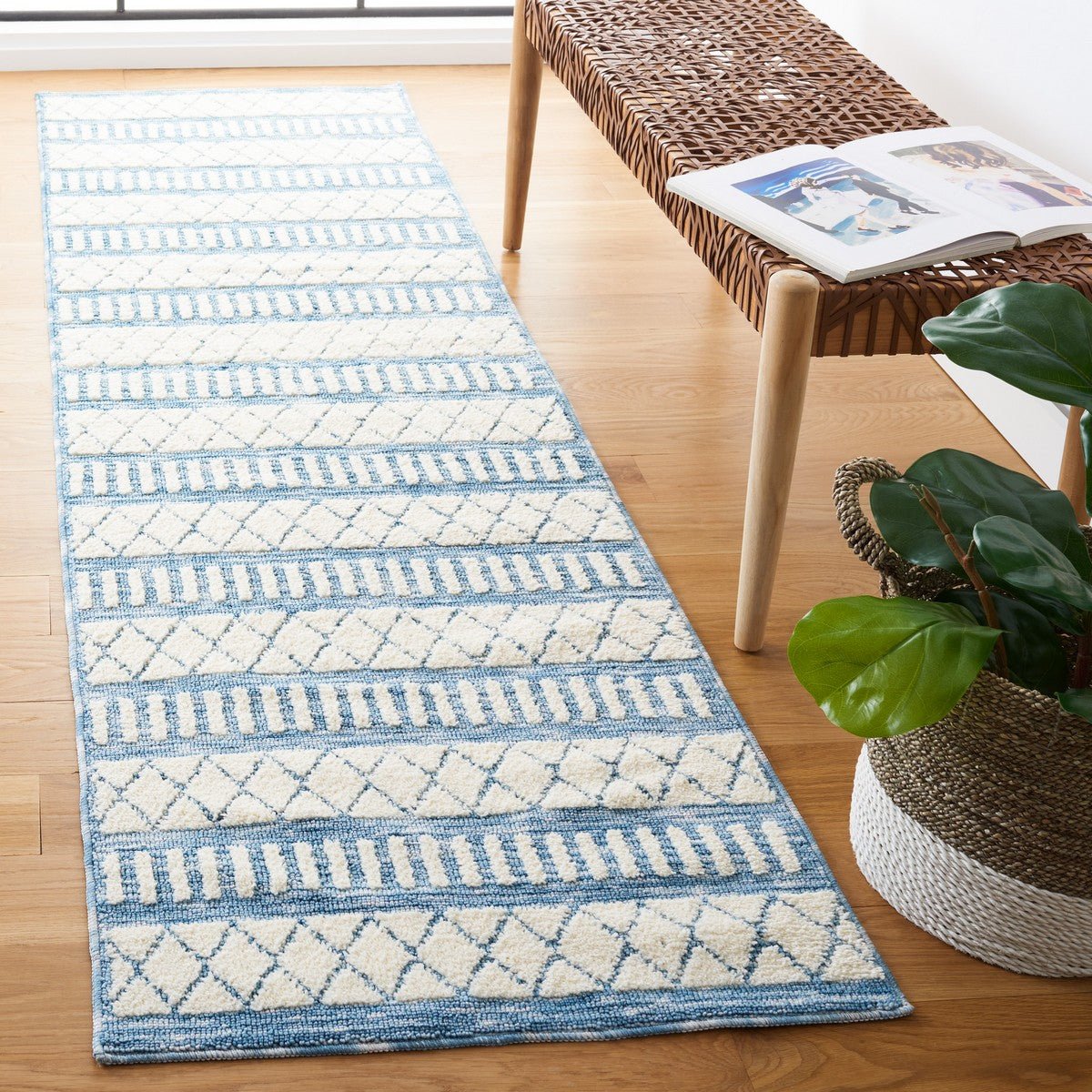 Safavieh Easy Care Ecr114A Ivory/Grey Rug - Safavieh - ecr114a - 24