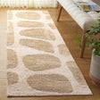 Safavieh Easy Care 2'-3" x 9'-0" Rug in Beige / Ivory