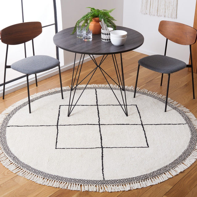 Safavieh Easy Care Ecr210A Ivory/Black Rug - Safavieh - ecr210a - 6r