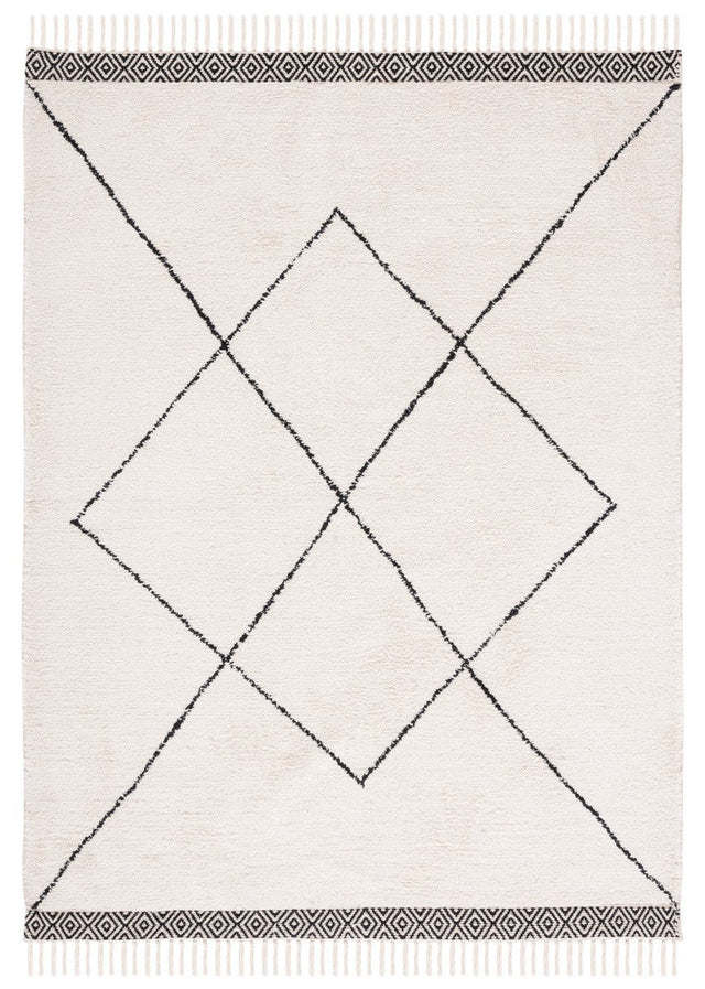 Safavieh Easy Care Ecr210A Ivory/Black Rug - Safavieh - ecr210a - 6r