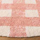 Safavieh Easy Care 6'-0" x 6'-0" Rug in Ivory / Rust