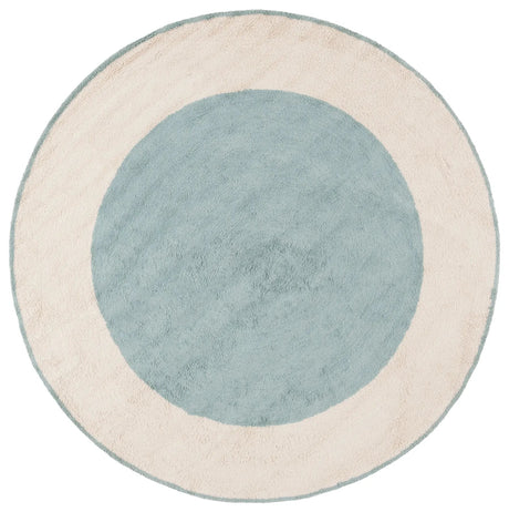 Safavieh Easy Care 5'-0" x 5'-0" Rug in Ivory / Turquoise