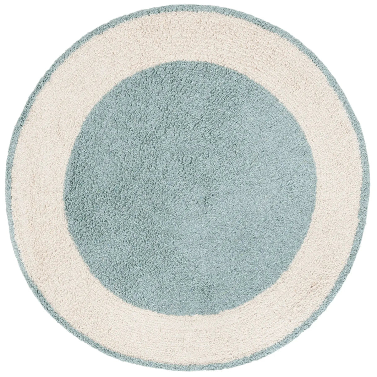 Safavieh Easy Care 3'-0" x 3'-0" Rug in Ivory / Turquoise