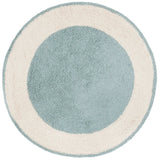 Safavieh Easy Care 3'-0" x 3'-0" Rug in Ivory / Turquoise