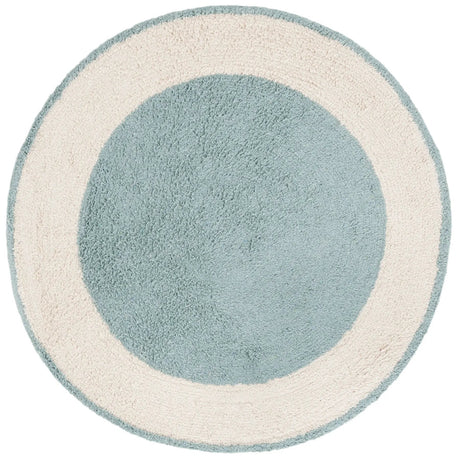 Safavieh Easy Care 3'-0" x 3'-0" Rug in Ivory / Turquoise