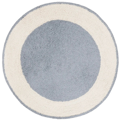 Safavieh Easy Care 3'-0" x 3'-0" Rug in Ivory / Blue