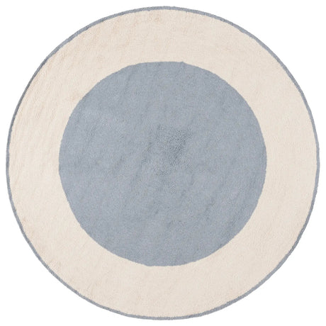 Safavieh Easy Care 6'-0" x 6'-0" Rug in Ivory / Blue