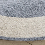Safavieh Easy Care 5'-0" x 5'-0" Rug in Ivory / Blue