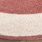 Safavieh Easy Care 5'-0" x 5'-0" Rug in Ivory / Rust