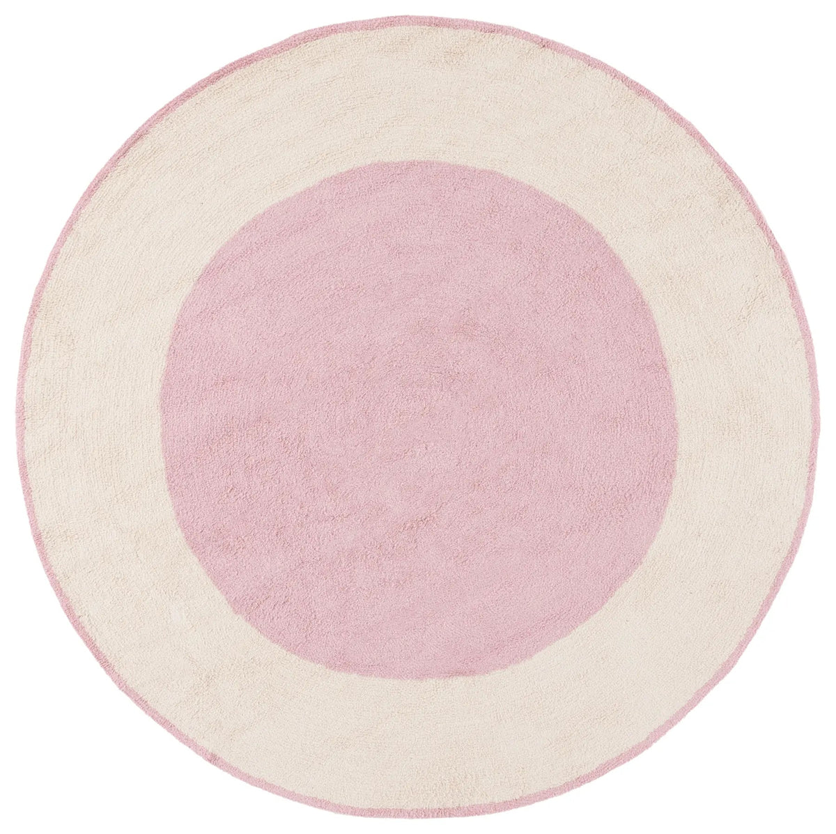 Safavieh Easy Care 6'-0" x 6'-0" Rug in Ivory / Pink