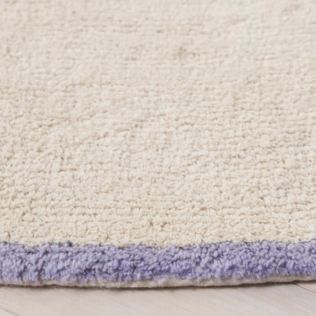 Safavieh Easy Care 6'-0" x 6'-0" Rug in Ivory / Lilac