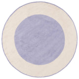 Safavieh Easy Care 6'-0" x 6'-0" Rug in Ivory / Lilac
