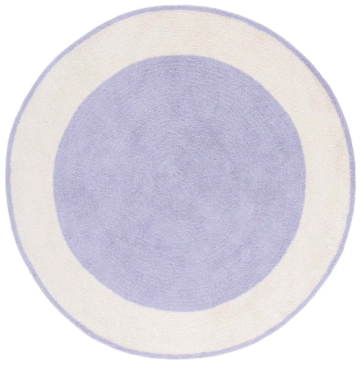 Safavieh Easy Care 5'-0" x 5'-0" Rug in Ivory / Lilac
