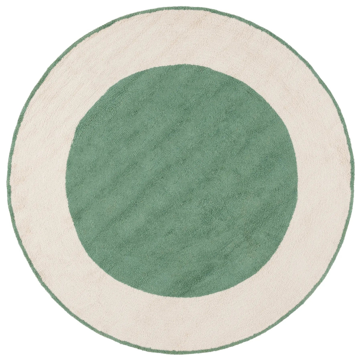 Safavieh Easy Care 6'-0" x 6'-0" Rug in Ivory / Green