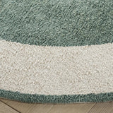 Safavieh Easy Care 5'-0" x 5'-0" Rug in Ivory / Green
