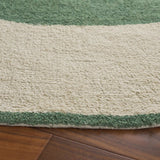 Safavieh Easy Care 6'-0" x 6'-0" Rug in Ivory / Green