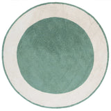 Safavieh Easy Care 5'-0" x 5'-0" Rug in Ivory / Green