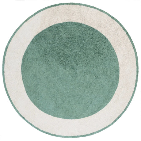 Safavieh Easy Care 5'-0" x 5'-0" Rug in Ivory / Green