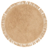 Safavieh Easy Care 3'-0" x 3'-0" Rug in Light Brown