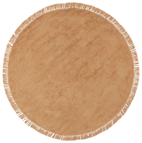 Safavieh Easy Care 6'-0" x 6'-0" Rug in Light Brown