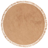 Safavieh Easy Care 5'-0" x 5'-0" Rug in Light Brown