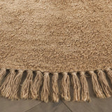 Safavieh Easy Care 5'-0" x 5'-0" Rug in Light Brown