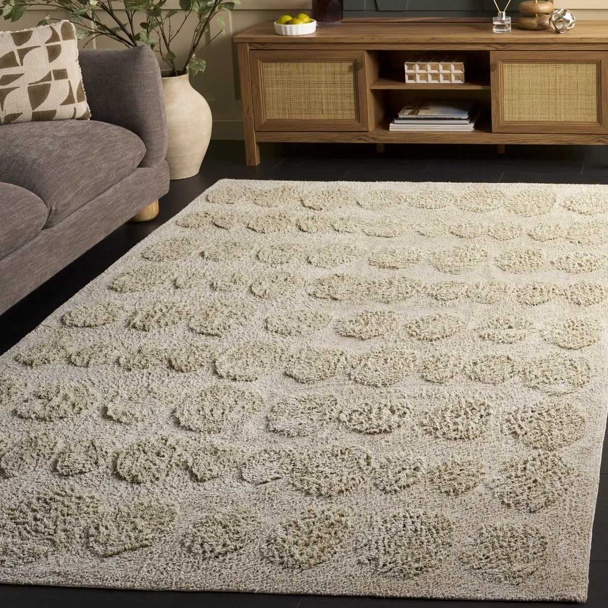Safavieh Easy Care 4'-0" x 6'-0" Rug in Sage