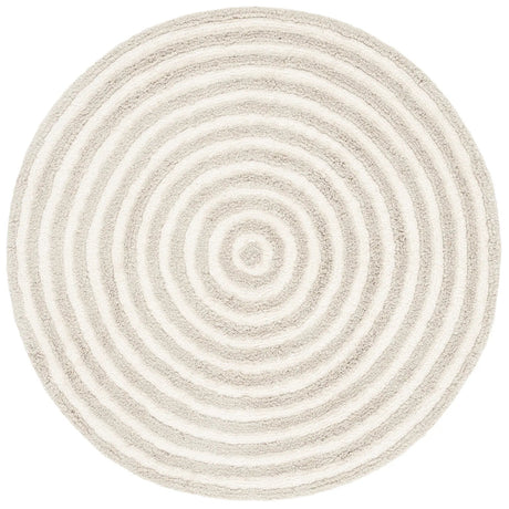 Safavieh Easy Care 3'-0" x 3'-0" Rug in Grey / Ivory