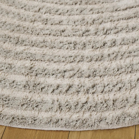 Safavieh Easy Care 5'-0" x 5'-0" Rug in Grey / Ivory