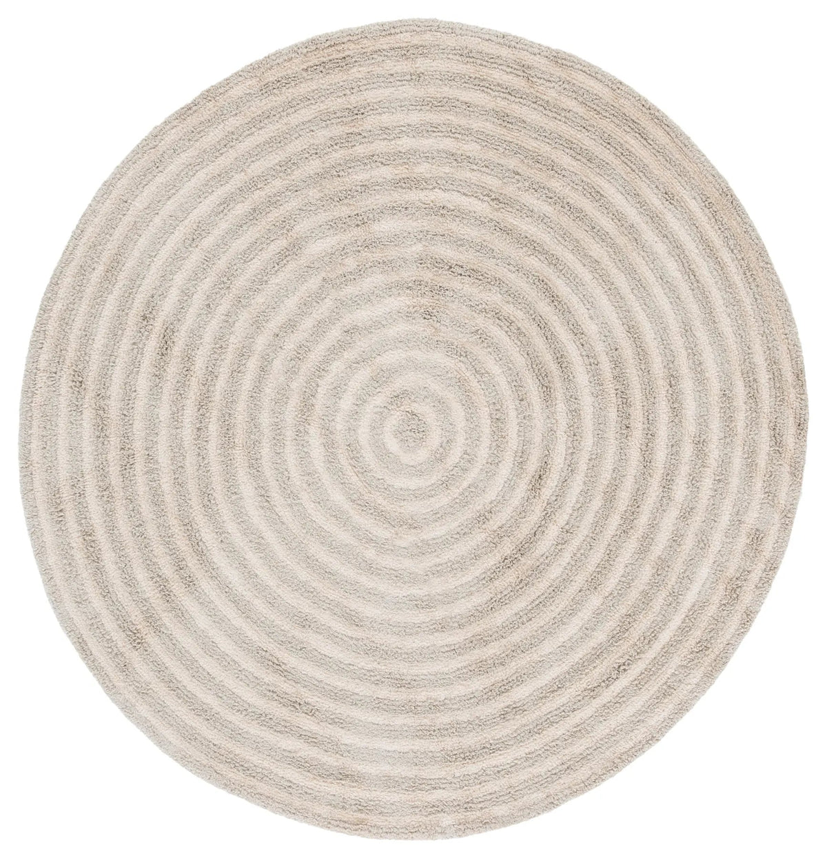 Safavieh Easy Care 5'-0" x 5'-0" Rug in Grey / Ivory