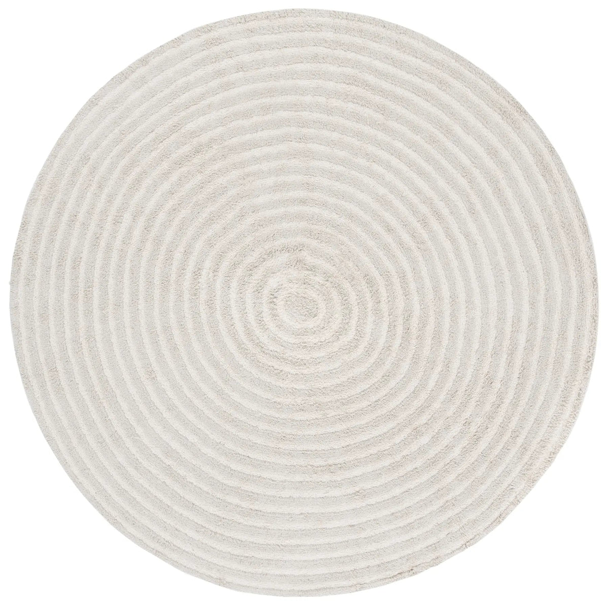 Safavieh Easy Care 6'-0" x 6'-0" Rug in Grey / Ivory