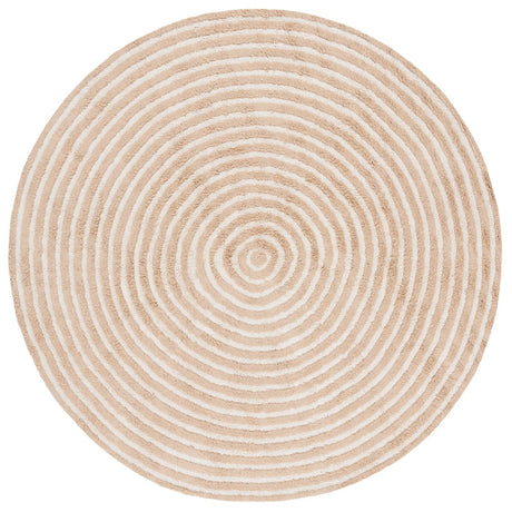 Safavieh Easy Care 6'-0" x 6'-0" Rug in Orange / Ivory