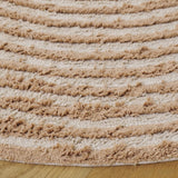 Safavieh Easy Care 5'-0" x 5'-0" Rug in Orange / Ivory