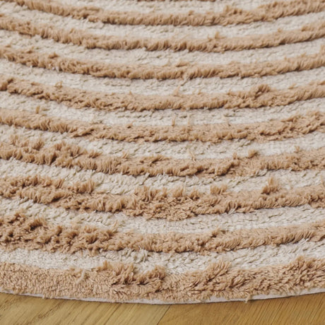 Safavieh Easy Care 5'-0" x 5'-0" Rug in Orange / Ivory