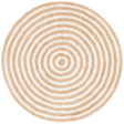 Safavieh Easy Care 3'-0" x 3'-0" Rug in Orange / Ivory