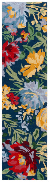 Safavieh Easy Care Ecr301N Navy/Red Rug - Safavieh - ecr301n - 3