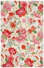 Safavieh Easy Care 4'-0" x 6'-0" Rug in Ivory / Red