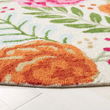 Safavieh Easy Care 6'-0" x 6'-0" Rug in Ivory / Green
