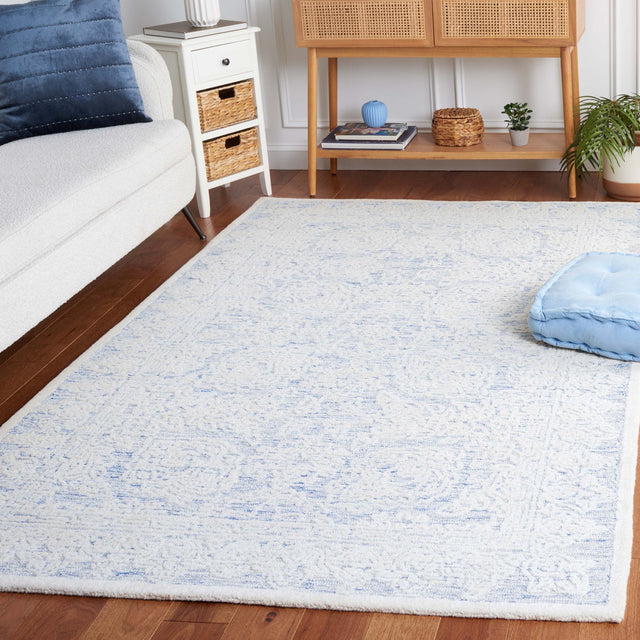 Safavieh Ebony Ebn102M Blue/Ivory Rug - Safavieh - ebn102m - 3