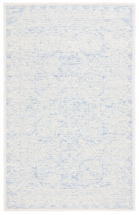 Safavieh Ebony Ebn102M Blue/Ivory Rug - Safavieh - ebn102m - 3