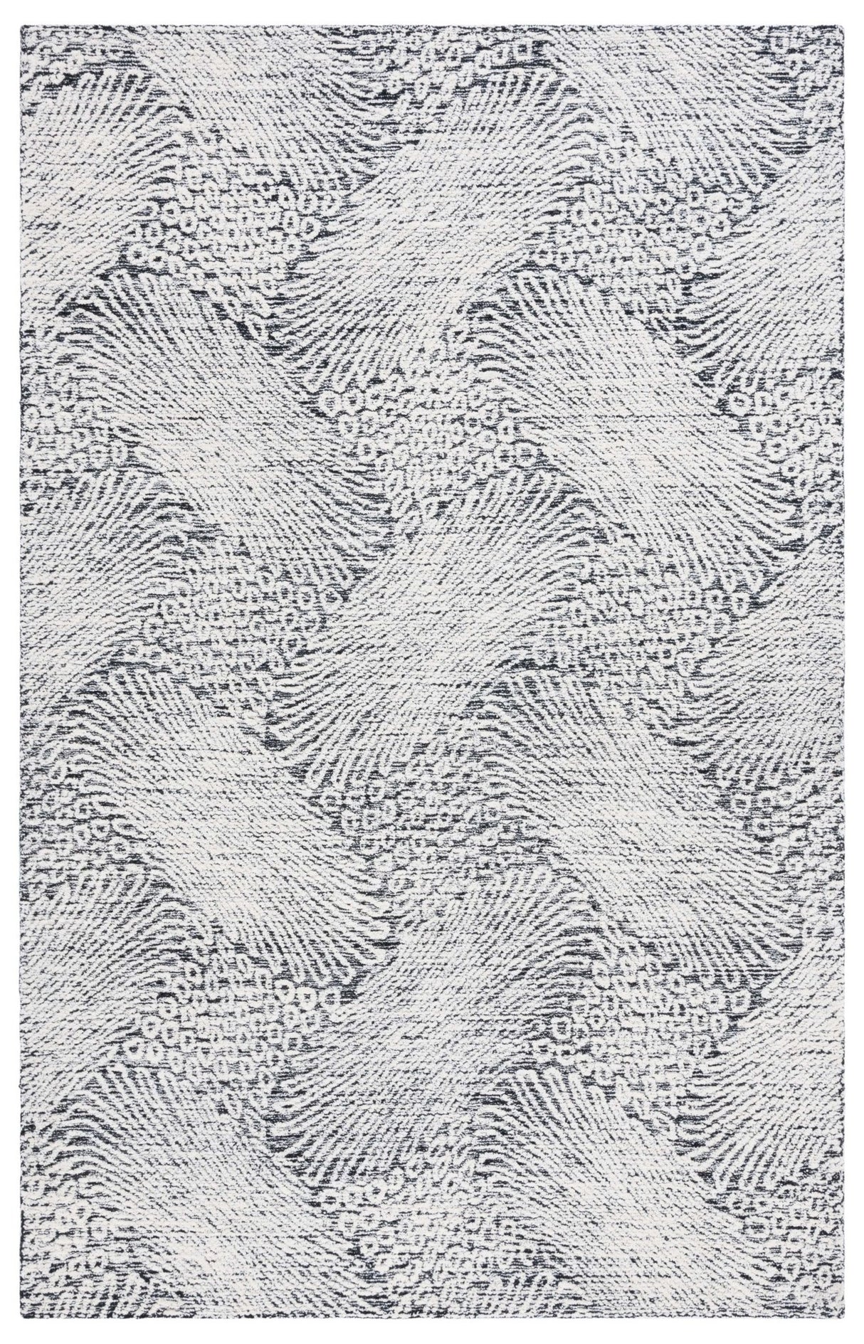 Safavieh Ebony Ebn105Z Black/Ivory Rug - Safavieh - ebn105z - 3